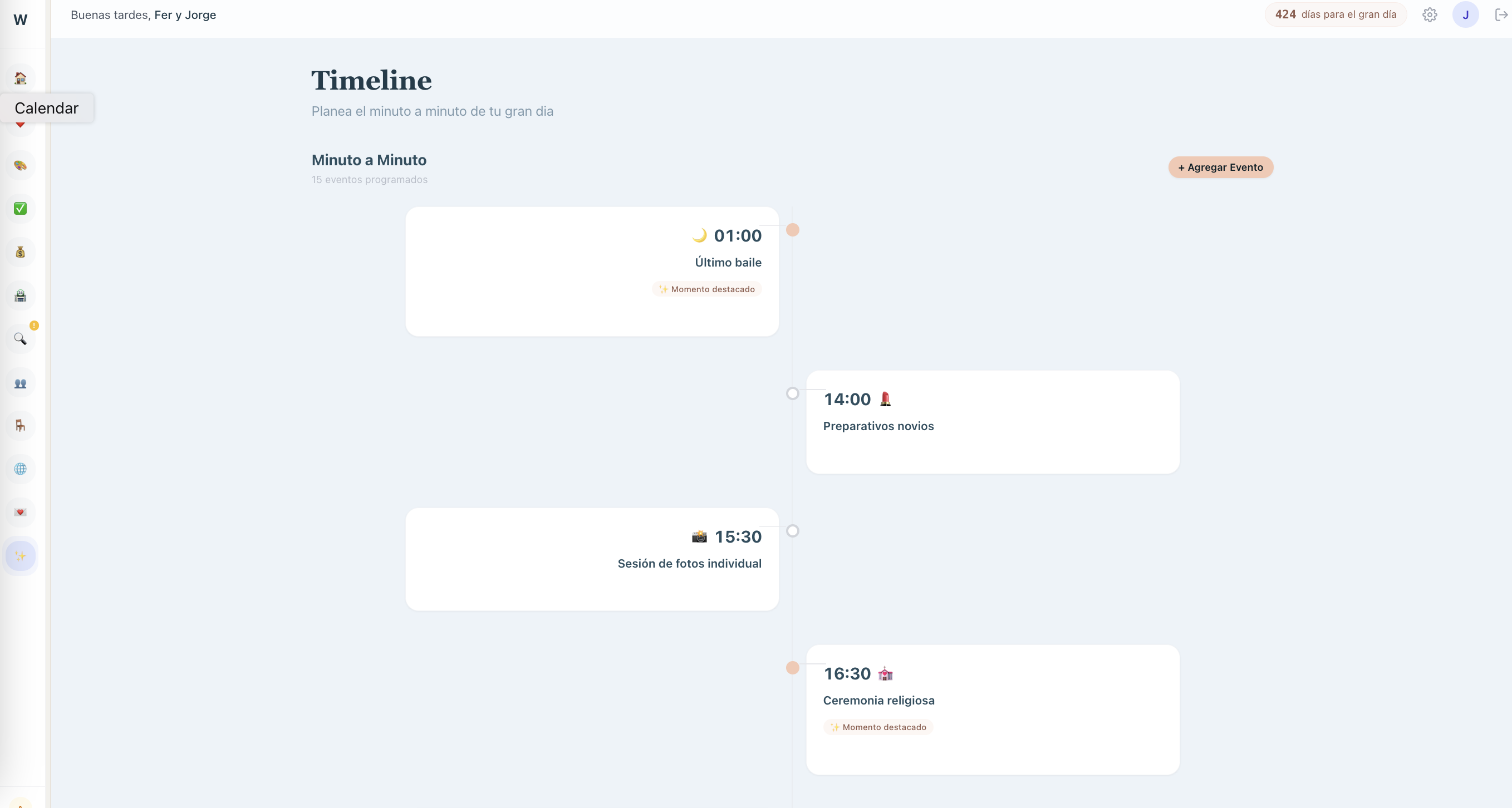 timeline